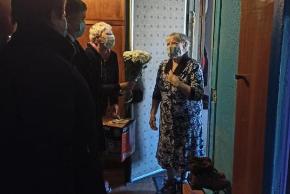 Поздравление вдовы Героя Советского Союза Александра Пикунова
